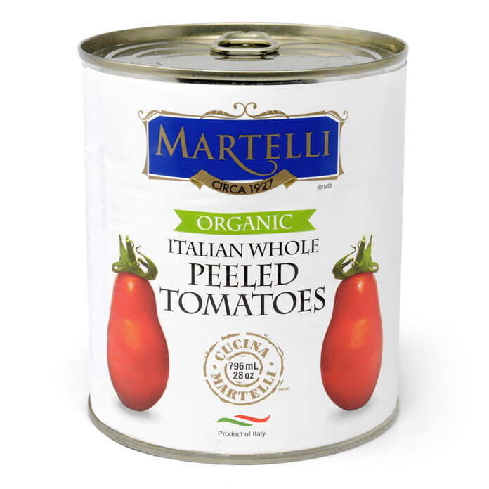 Martelli Organic Italian Whole Peeled Tomatoes