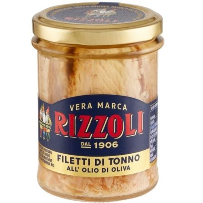 Rizzoli Emanuelli  Tuna Fillets in Olive Oil – Jar